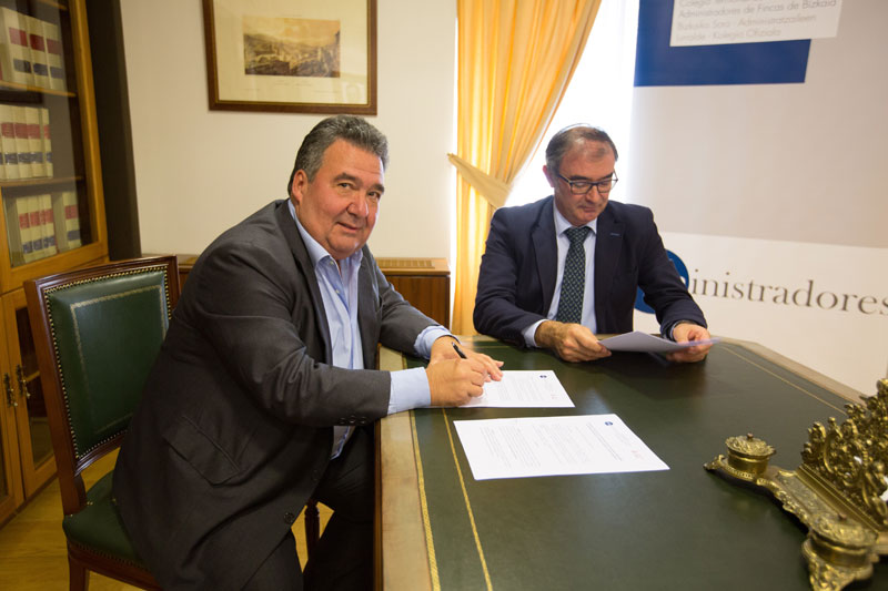 Cafbizkaia firma convenio con el Grupo Ansareo