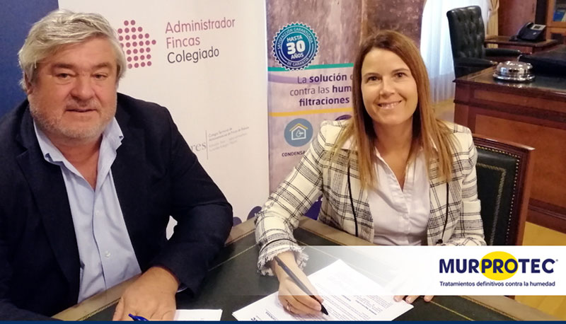 La compañía experta en tratamientos antihumedad Murprotec se incorpora a la familia de patrocinadores del Colegio de Administradores de Fincas de Bizkaia