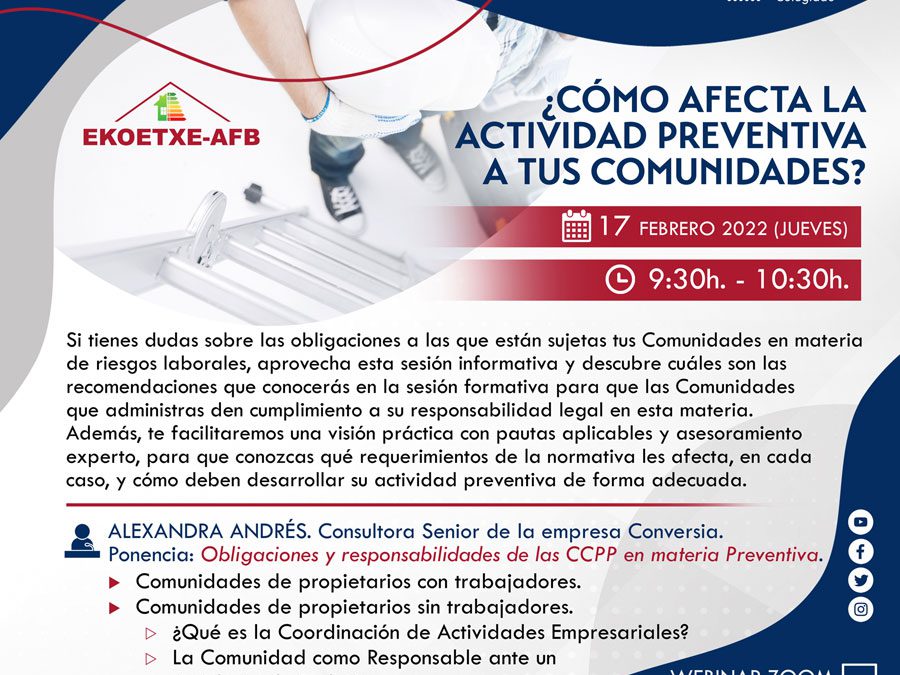 ¿Cómo afecta la actividad preventiva a tus comunidades?