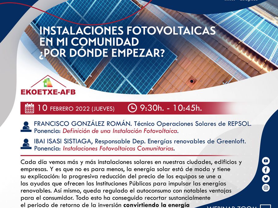 Instalaciones fotovoltaicas en mi comunidad. ¿Por dónde empezar?