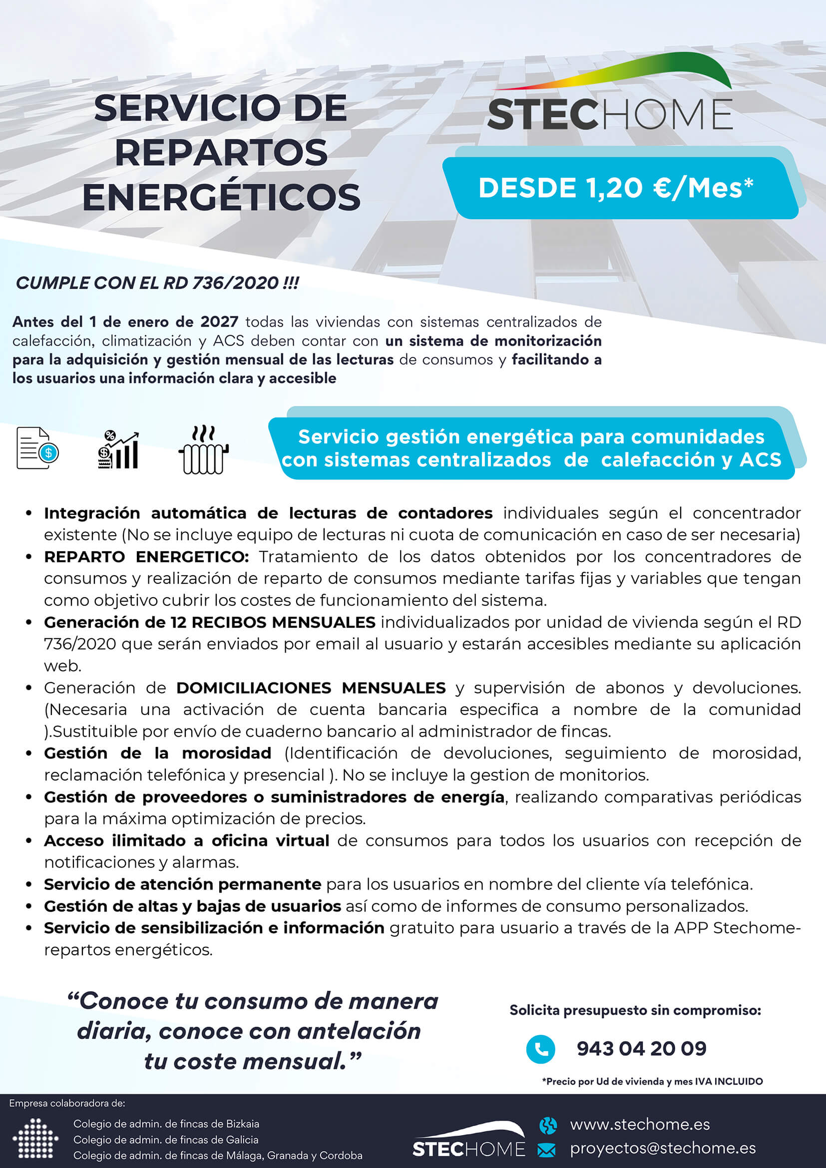 SERVICIO DE REPARTOS ENERGÉTICOS STECHOME