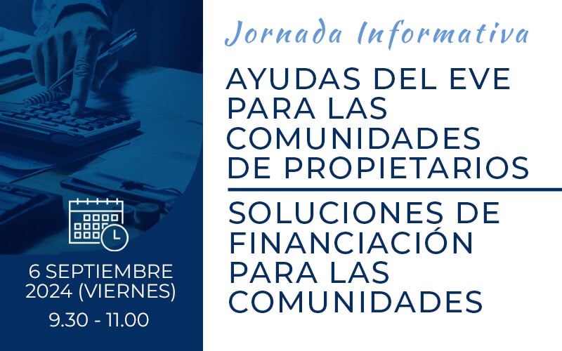 JORNADA 6 SEPTIEMBRE AYUDA EVE Y SOLUCIONES FINANCIACIÓN