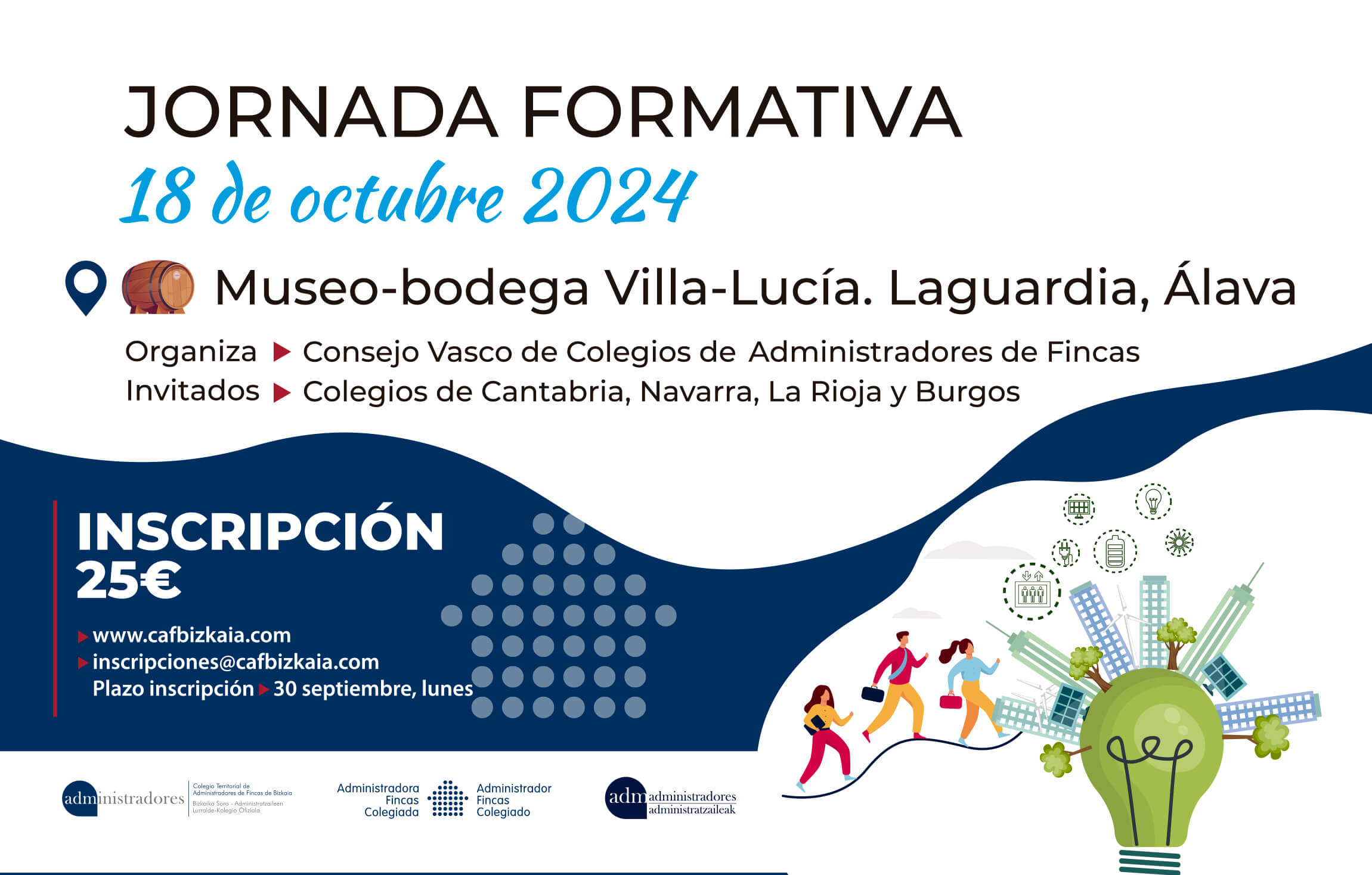 Jornada formativa para administradores de fincas en Laguardia