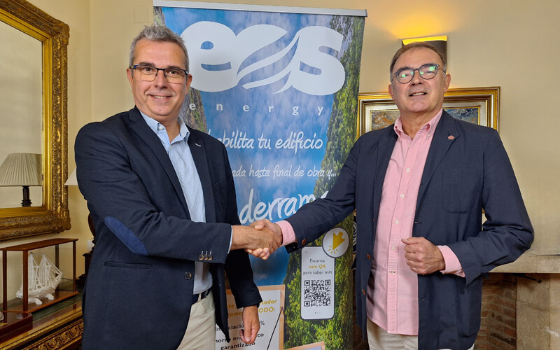 EOS energy y CAFBizkaia firman un acuerdo de colaboración para impulsar la rehabilitación integral energética de edificios