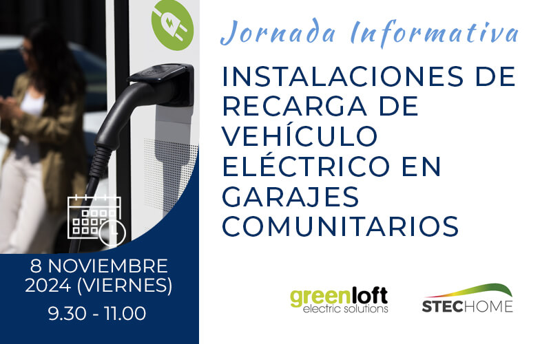 El 8 de noviembre CAFBIZKAIA acoge una jornada sobre las ‘Instalaciones de recarga de vehículo eléctrico en garajes comunitarios’