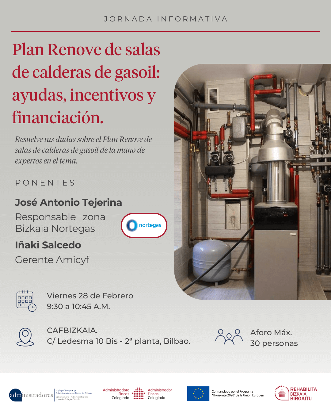 Jornada sobre Plan Renove para salas de gasoil